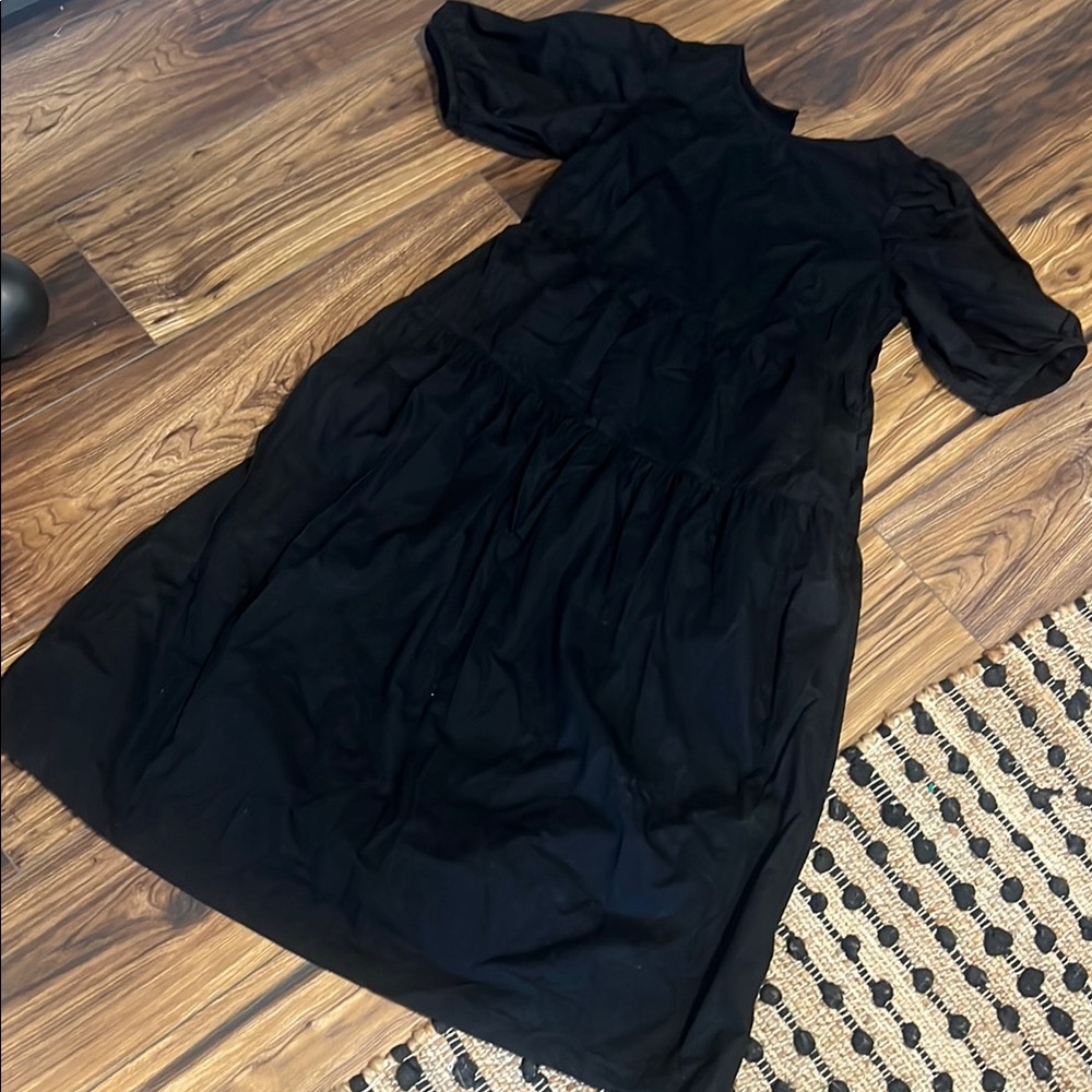 Elegant boho Black Women's Dress